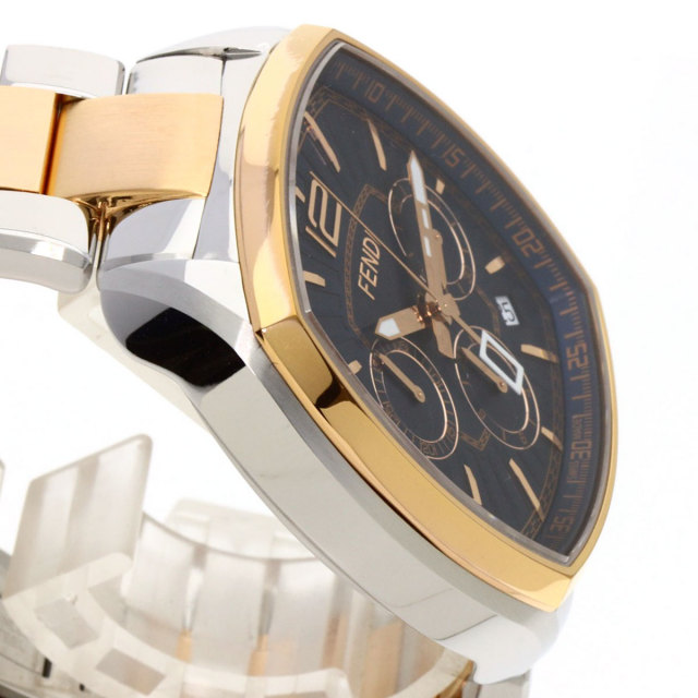 FENDI フェンディ 22400L モメント クロノグラフ 腕時計 ステンレス