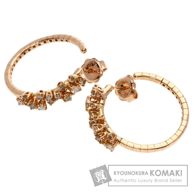 Damiani ダミアーニ ミモザ ダイヤモンド フープ ピアス K18ピンク