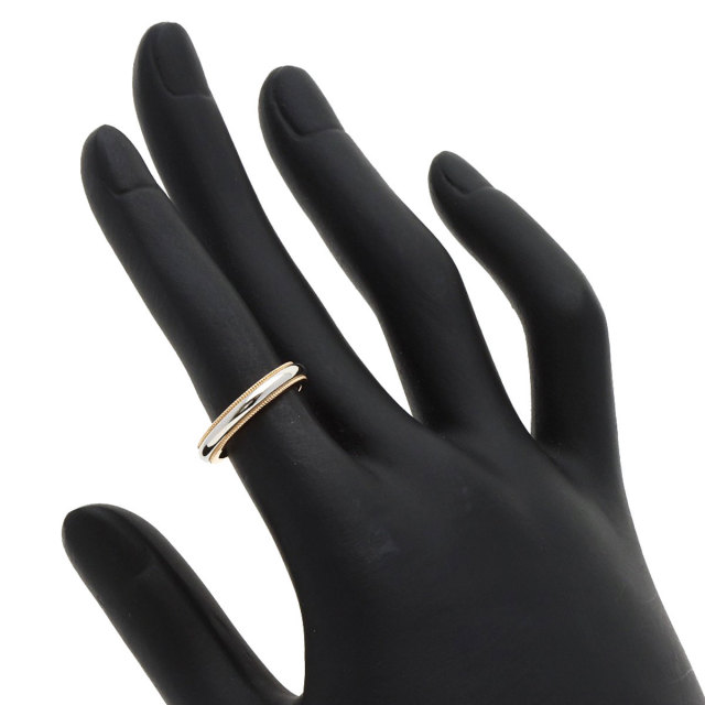 TIFFANY&Co. ティファニー ミルグレイン リング・指輪 K18ピンク