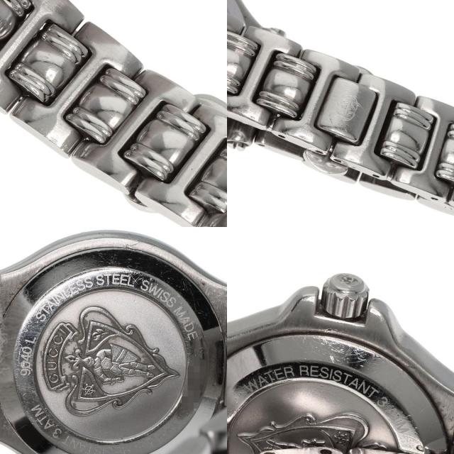 GUCCI グッチ 9040L ラウンドフェイス 腕時計 ステンレススチール/SS
