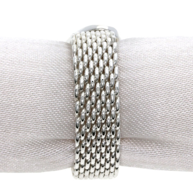 TIFFANY&Co. ティファニー サマセット メッシュ リング・指輪 シルバー