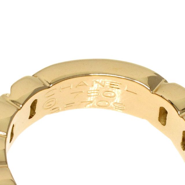 CHANEL シャネル マトラッセ ペリドット チェーン リング・指輪 K18