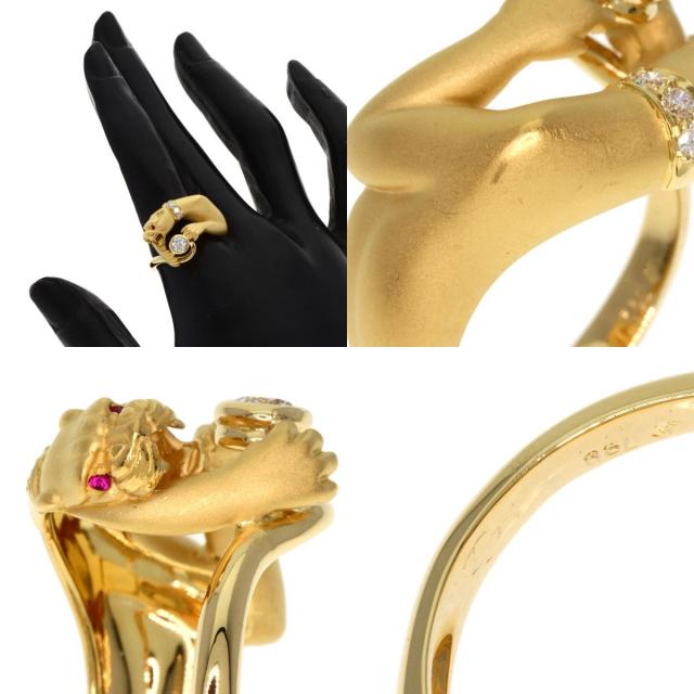 Carrera y Carrera カレライカレラ パンサー ダイヤモンド ルビー