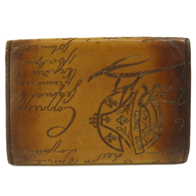 Berluti ベルルッティ 刻印デザイン カードケース レザー メンズ