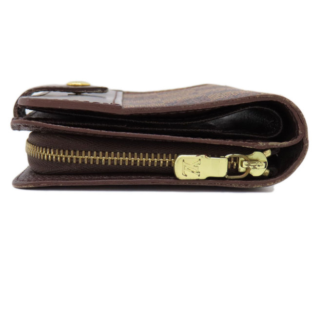 LOUIS VUITTON ルイヴィトン M61668 コンパクト・ジップ ダミエ エベヌ
