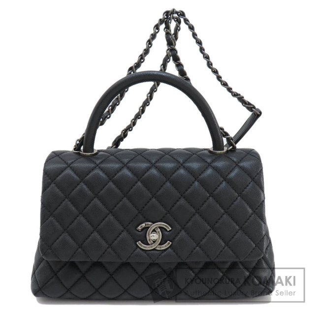 CHANEL シャネル ココハンドル シルバー金具 2WAY ハンドバッグ