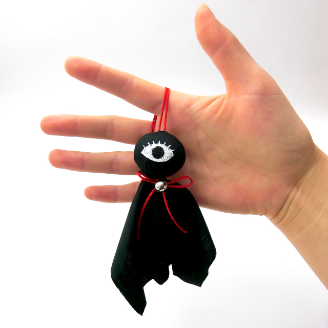 KY20-195B／てるてる坊主／一つ目小僧〈黒〉