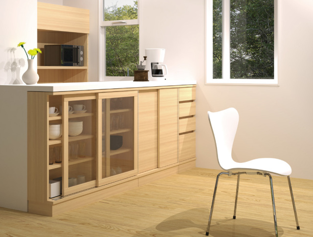 セミオーダーカウンター下収納LASCO（ラスコ） Sチェスト 幅40cm 奥行