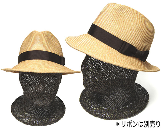 chisaki(チサキ) つば広ペーパーブレード中折れ帽 SANTO レディース