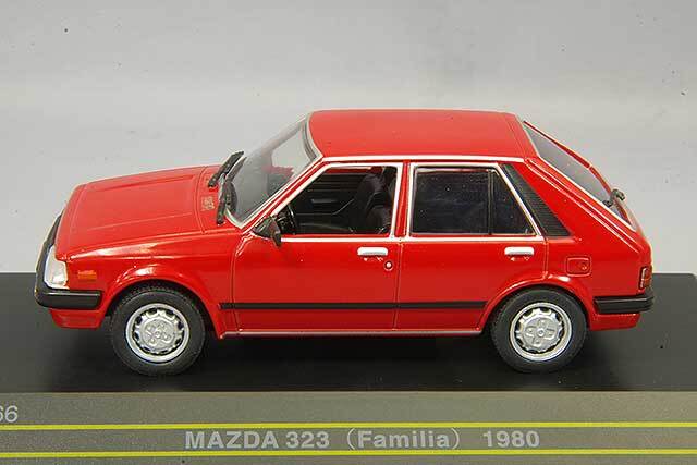 First43 1/43 マツダ 323 ファミリア 1980 レッド 海外仕様