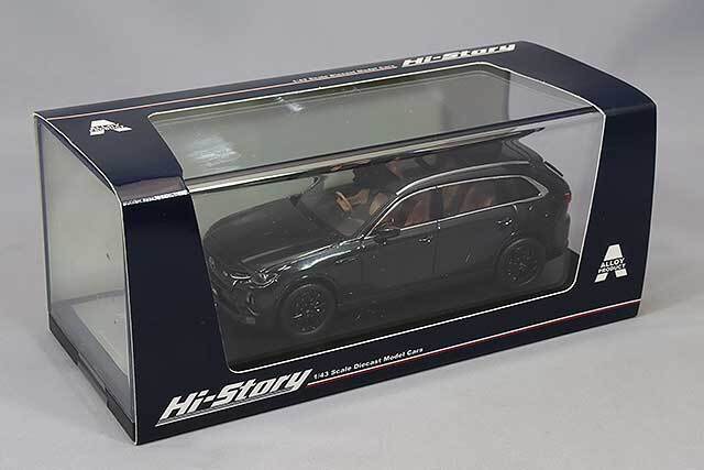 ハイストーリー 1/43 マツダ CX-80 2024 ジェットブラックマイカ