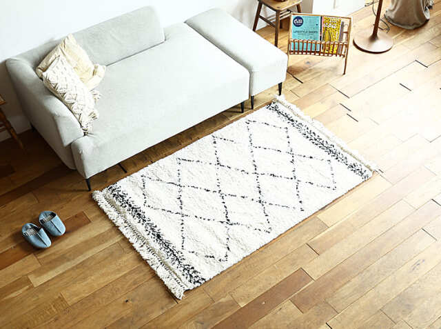 ラグマット BOHOM（ボホム）100×140cm｜北欧・ヴィンテージインテリア