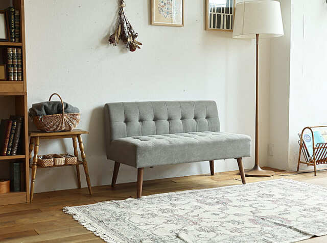 2人掛けソファー mild（ミルド）グレータイプ｜北欧・ヴィンテージ