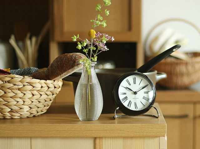 アルネ・ヤコブセン ROMAN（ローマン） テーブルクロック｜北欧