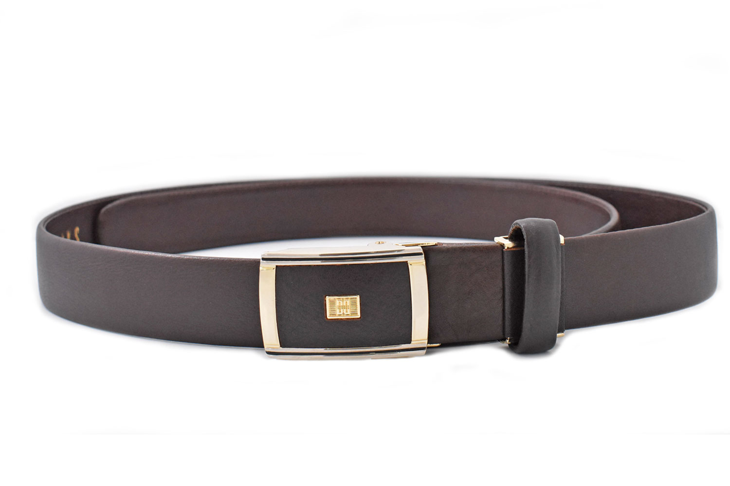 牛革 袋縫無双ビジネスベルト スライドバックル式 「ダックス」 DB10580