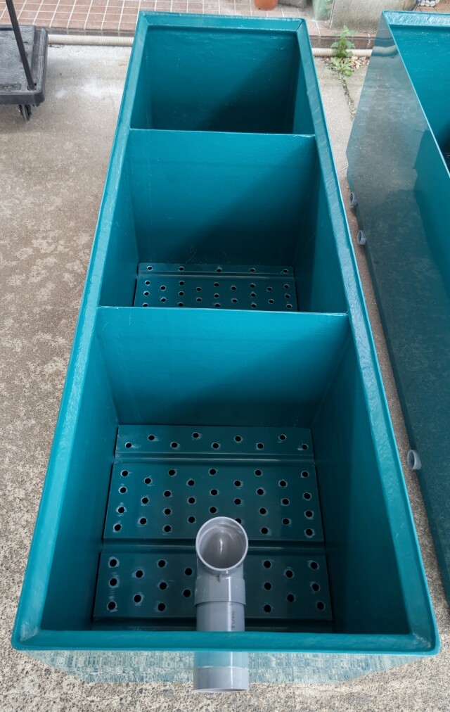 消費税込】FRP製生物濾過槽 3－3型 3槽式 オプション選択