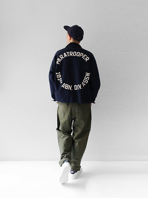 BAMBOO SHOOTS x MOUNTAIN RESEARCH FATIGUE CROPPED PANTS - SATIN