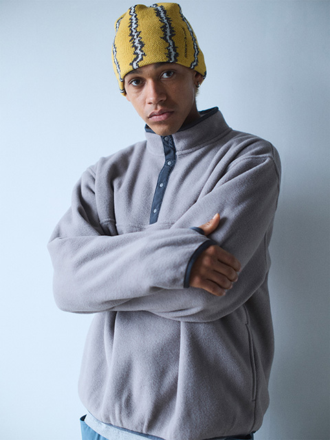 SEDAN ALL-PURPOSE Fleece Snap Pullover