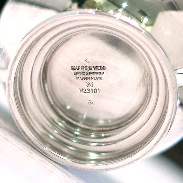 中古】Mappin&Webb (マッピン&ウェッブ)家庭用2点コーヒーセット MW