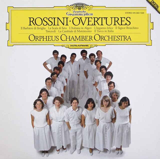 LP レコード オルフェウス室内管弦楽団のロッシーニ/序曲集 独DGG 3532