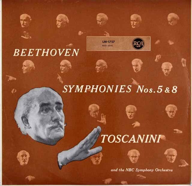 LP レコード トスカニーニのベートーヴェン/交響曲第5番「運命」、第8