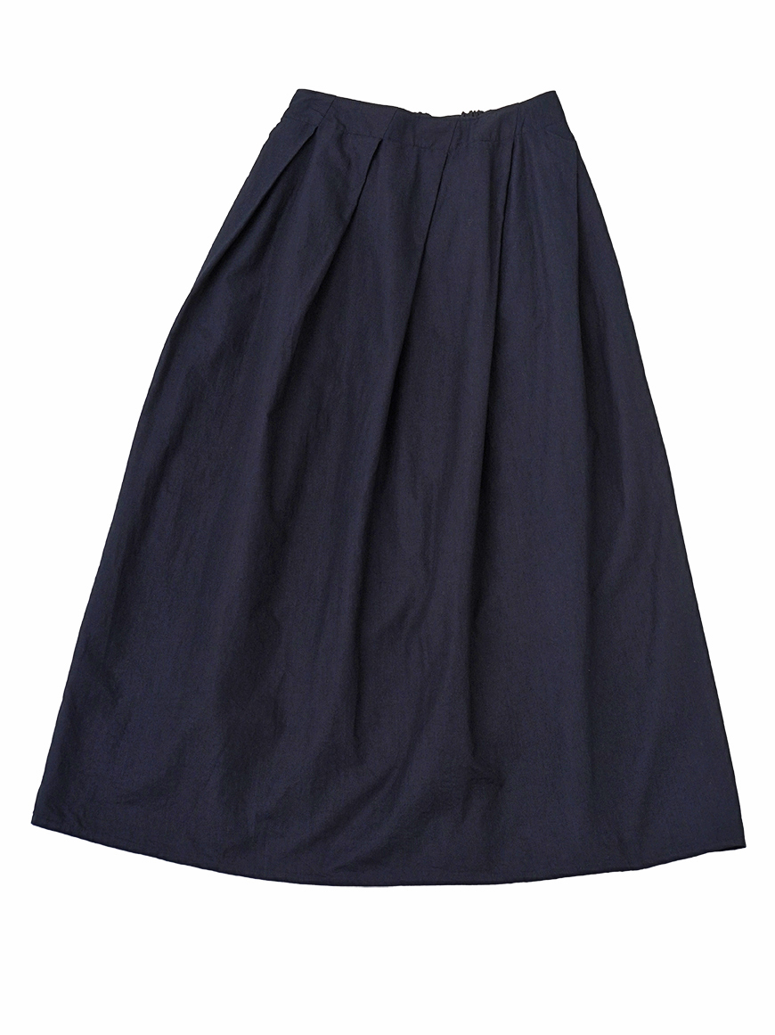 60／－インディゴハイカウントチノ 斜めタックスカート