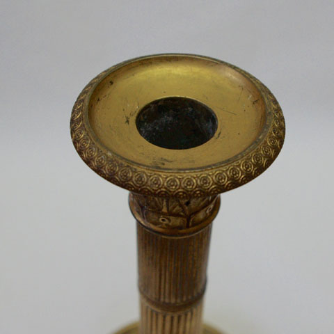 フランス アンティーク 真鍮製キャンドルスタンド