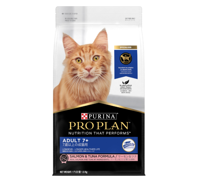 ピュリナ プロプラン キャット 7歳以上の成猫用 サーモン＆ツナ 1.5Kg