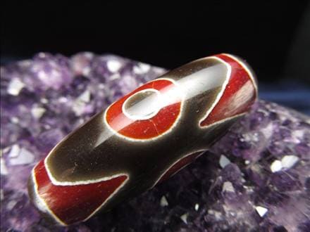 ◇流通量が少ない激レア品！◇黒鳶赤紋（くろとびせきもん）天珠