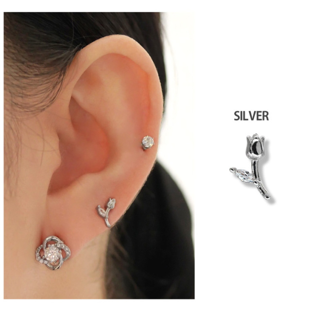 ボディピアス [Soeur de Nana] プチローズバーベル/20G ボディーピアス