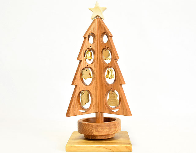 卓上クリスマスツリー（旭川美景園）北海道産｜木のおもちゃ ポプリの森