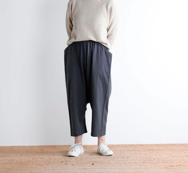 evam eva エヴァムエヴァ コットンサルエルパンツ cotton sarrouel