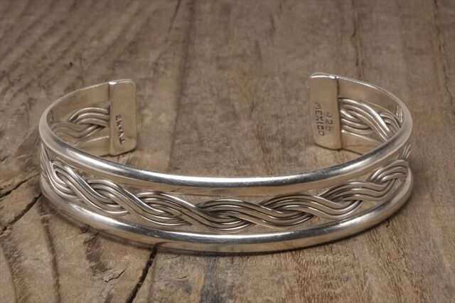バングル ブレスレット メキシカン ジュエリー ヴィンテージ シルバー