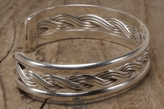 バングル ブレスレット メキシカン ジュエリー ヴィンテージ シルバー