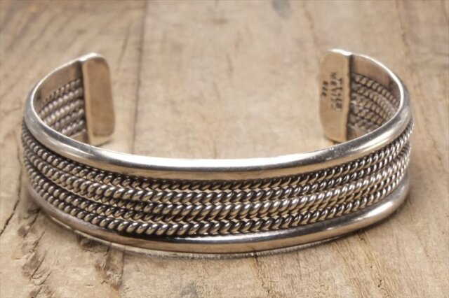 バングル ブレスレット メキシカン ジュエリー ヴィンテージ シルバー