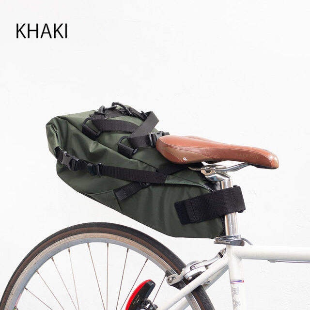 トラベルサドルバッグ14L】 リュックに変形 ロールトップ 取付金具不要