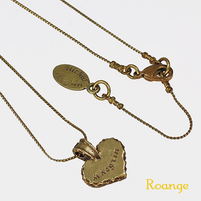 ミハエルネグリン クリスタルハートネックレス