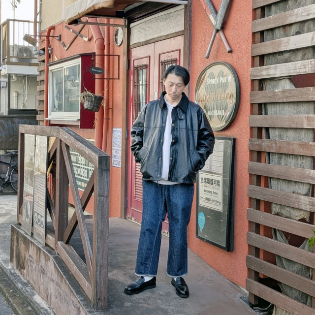 YOUSED (ユーズド) [ LEATHER DRIVERS JACKET ] リメイク レザー