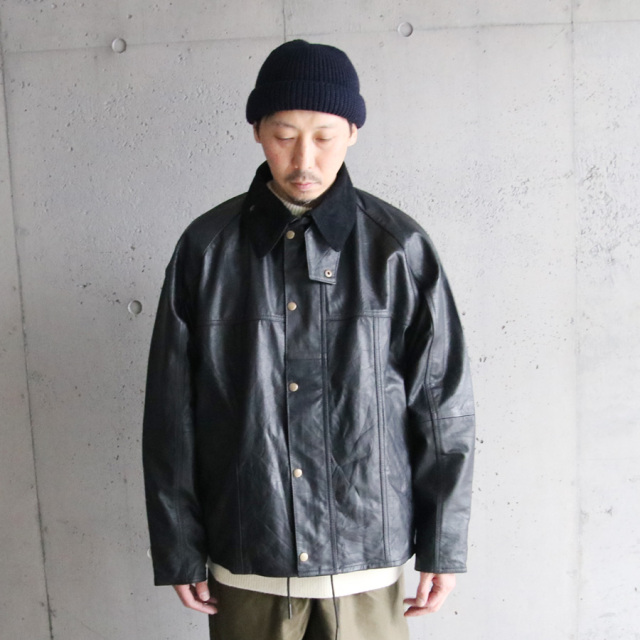 YOUSED (ユーズド) [ LEATHER DRIVERS JACKET ] リメイク レザー