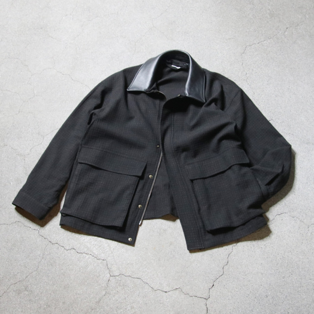 SEEALL (シーオール) SAU53-BL182-MK001[ WORK JACKET ] ウールドット