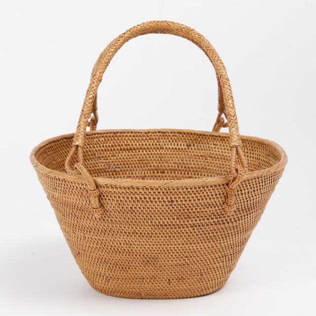 レトロ買物籠 Sサイズ (PNC145) Rosily(ロージリー) バリ島 アタ