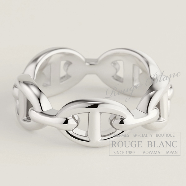 エルメス リング 指輪 ”シェーヌダンクル アンシェネ” シルバー ＃56