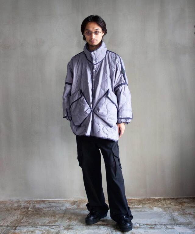 PHINGERIN FUTON QUILT COAT B:LILAK - Mens | rroomm onlinestore
