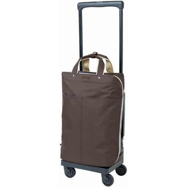 D-639 プレーネ 座面付 (L21) ブラウン| キャリーバッグは信頼のスワニー
