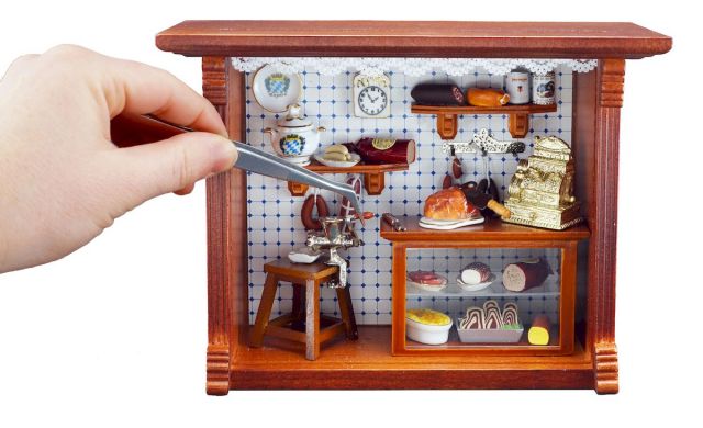 ロイターミニチュア】 ウォールピクチャーボックス ブッチャーショップ