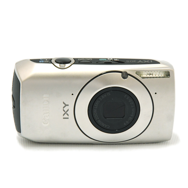 中古】キヤノン コンパクトデジタルカメラ IXY 30s シルバー【C】