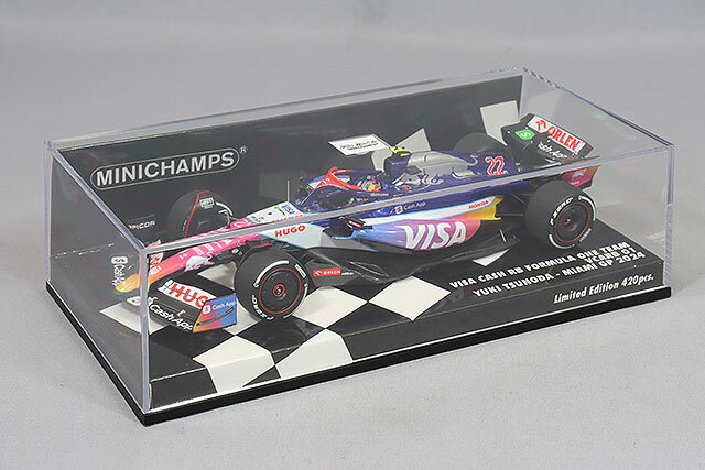 ミニチャンプス 1/43 ビザ キャッシュ RB F1 チーム VCARB 01 2024