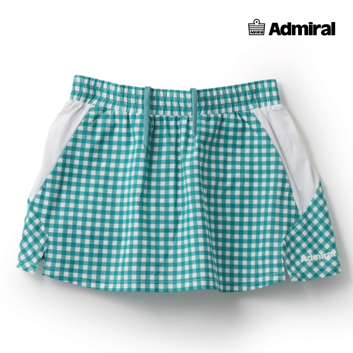 ADMIRAL アドミラル ギンガムチェックスリットヘムスコート ATLA415