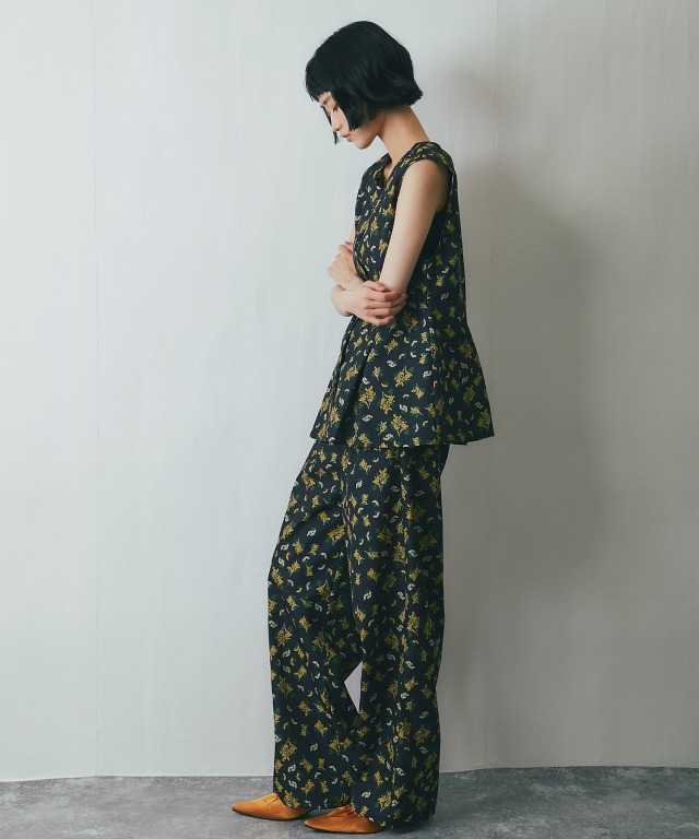 セットアップ対応】花柄イージーパンツ【品番: as29537】