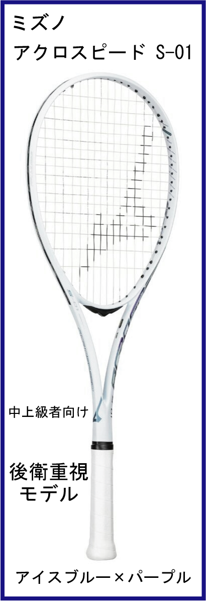 ミズノ ACRO SPEED S-01 アクロスピード S-01 (アイスブルー×パープル